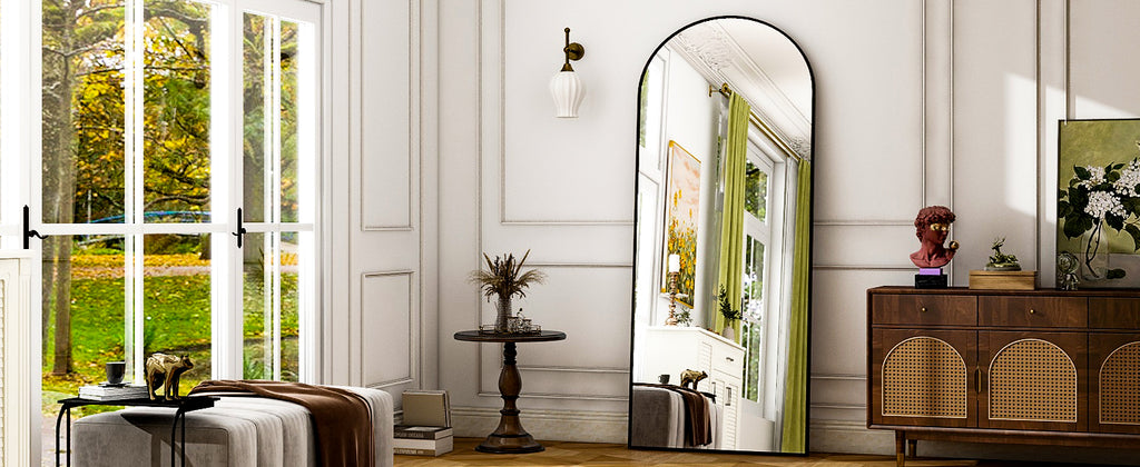 Arvella Modern Arch Full-Length Mirror