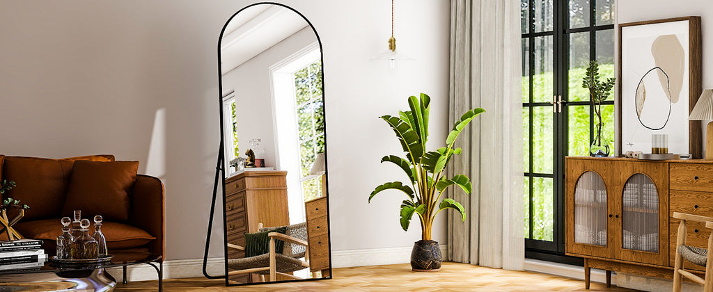 Arvella Modern Arch Full-Length Mirror