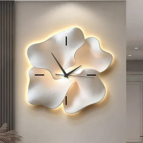 Modern 3D LED Wall Clock – Luxury Decorative Silent Clock for Living Room
