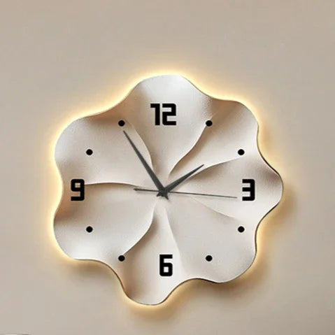 Modern 3D LED Wall Clock – Luxury Decorative Silent Clock for Living Room