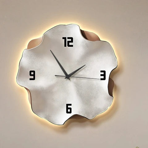 Modern 3D LED Wall Clock – Luxury Decorative Silent Clock for Living Room